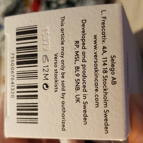 Verso Nourishing Mask with Ceramides NIB NEW IN BOX - Picture 3 of 9